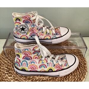 Converse Chuck Taylor All Star Kids Rainbow High Top Sneakers - Size 12.5